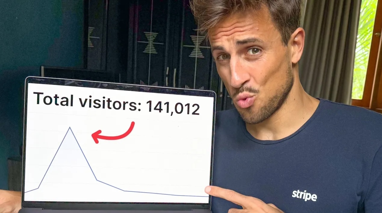 Marc Lou speaking in a Product Hunt launch guide video thumbnail.